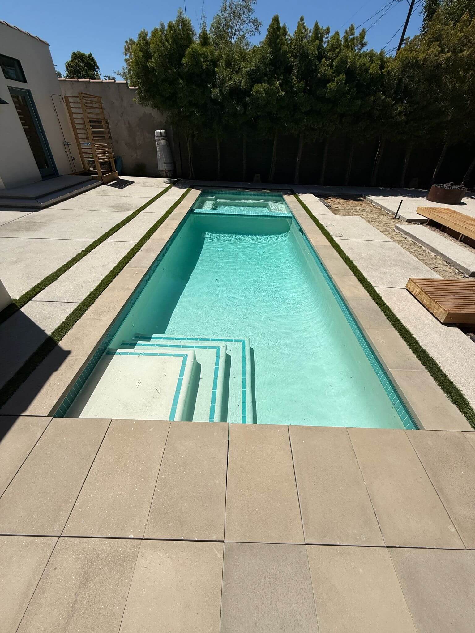 proj backyard remodel with custom pool gallery 2