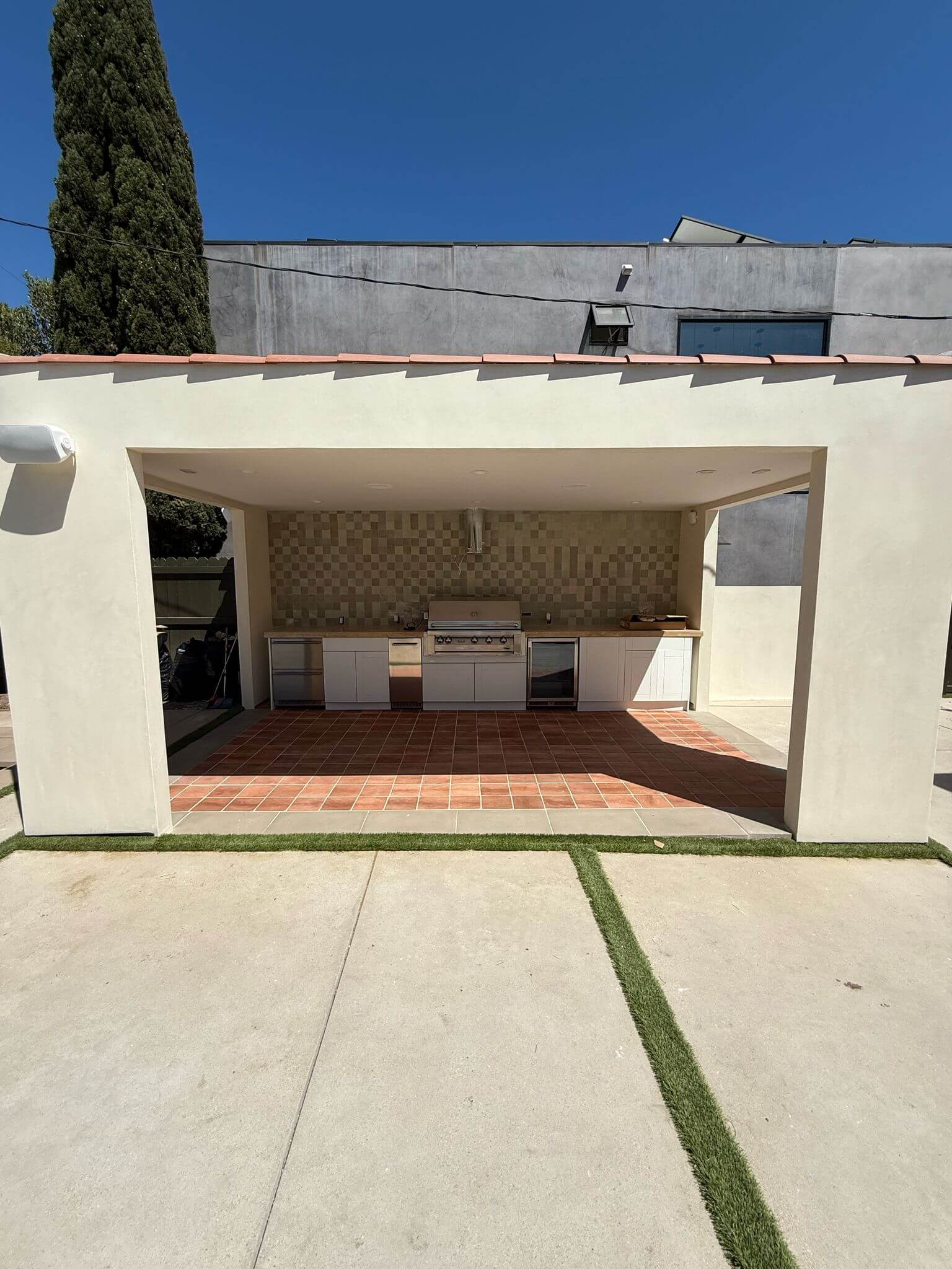 proj backyard remodel Paver Installation