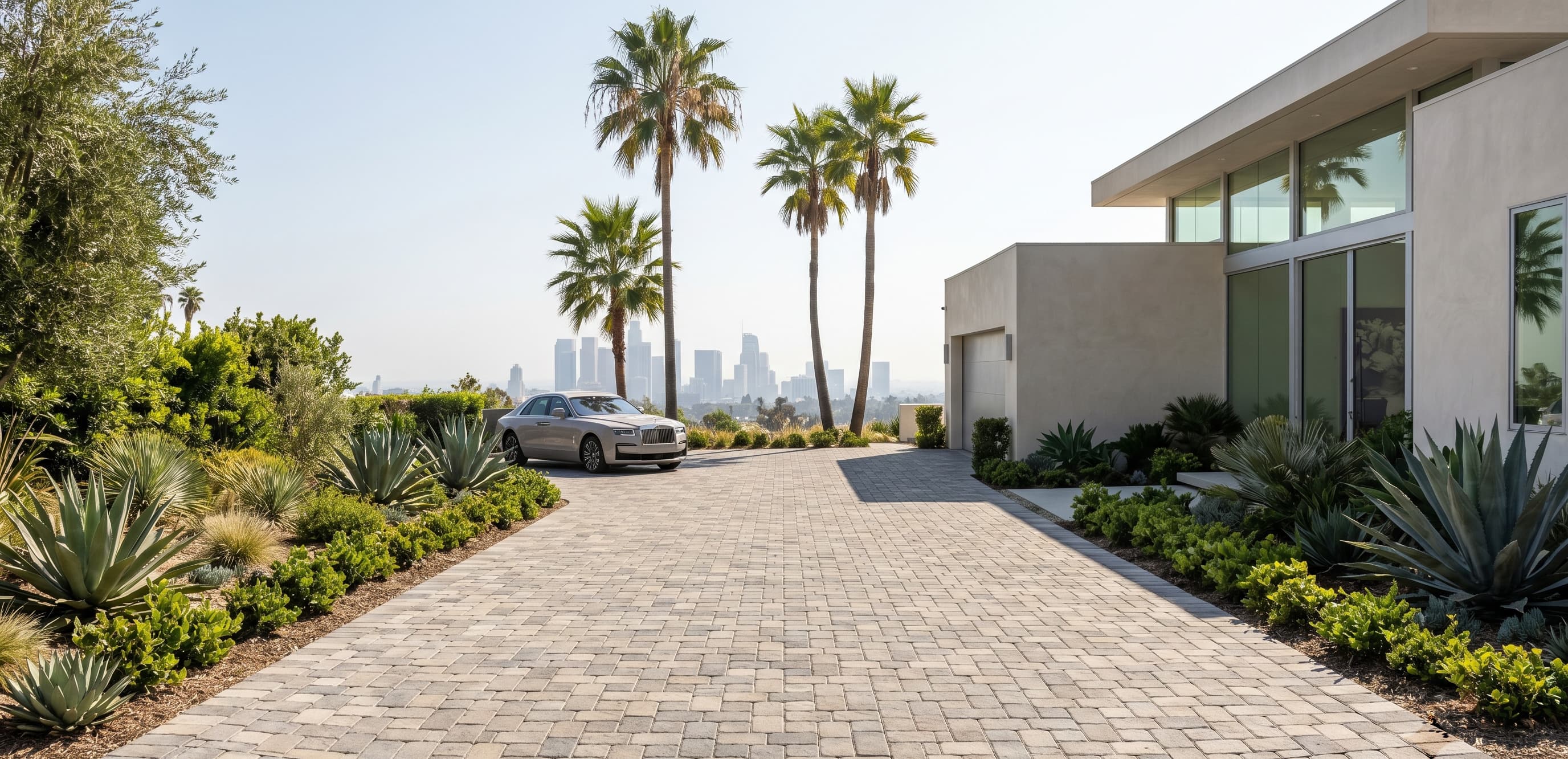 Concrete vs Paver Driveways in Los Angeles
