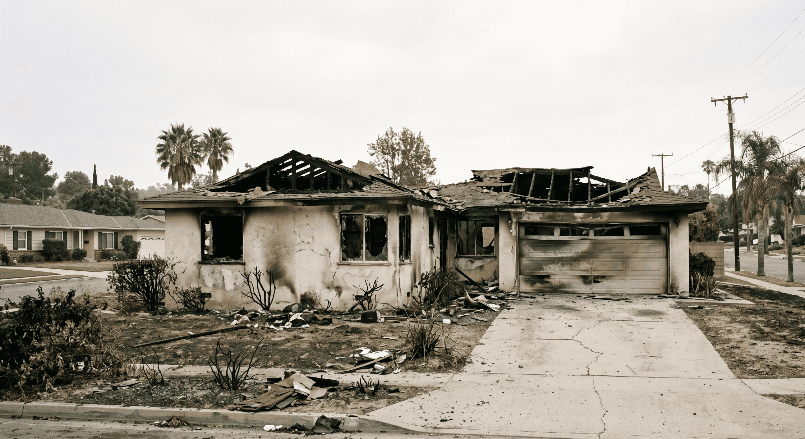 Los Angeles Fire Rebuild Before