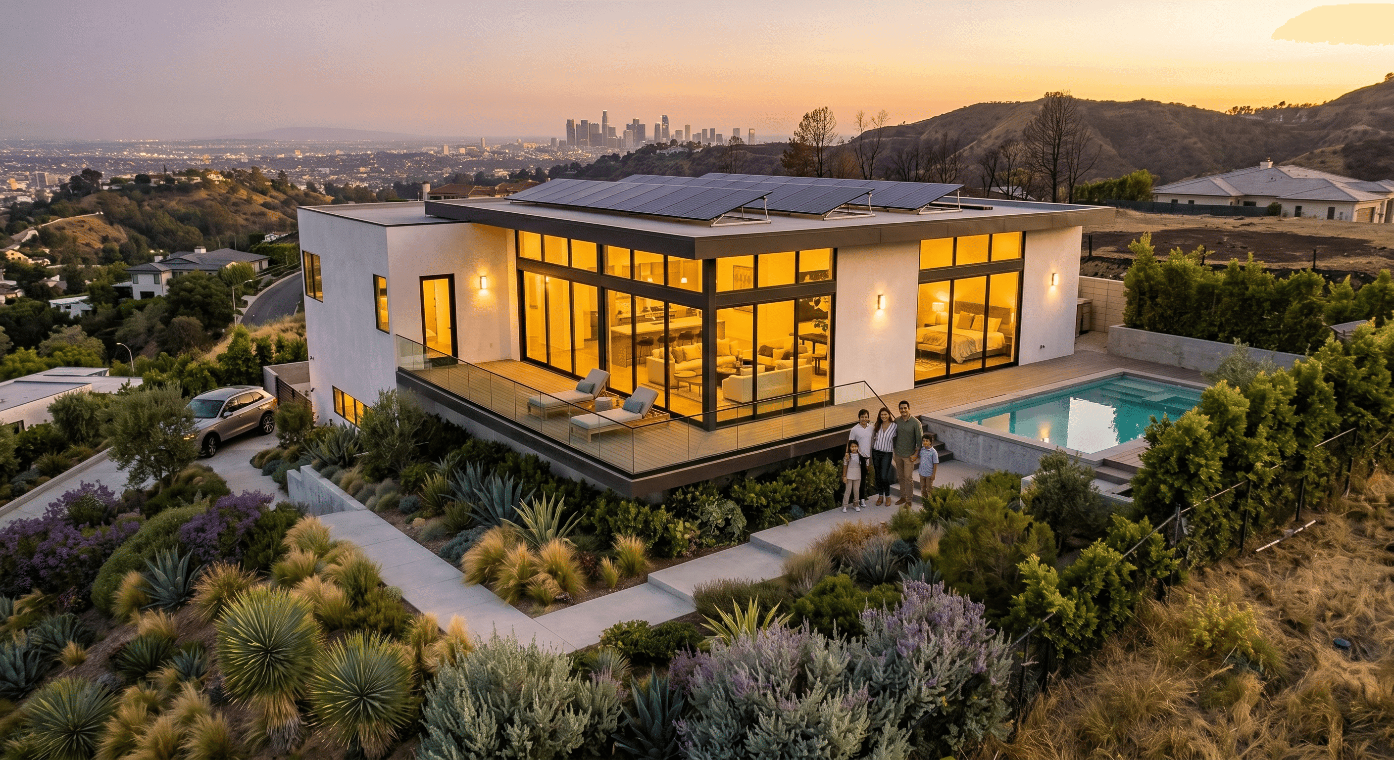 Los Angeles Fire Rebuilds Custom Home Rebuilds clean